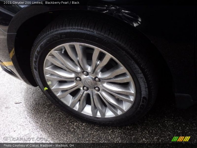 Blackberry Pearl / Black 2011 Chrysler 200 Limited