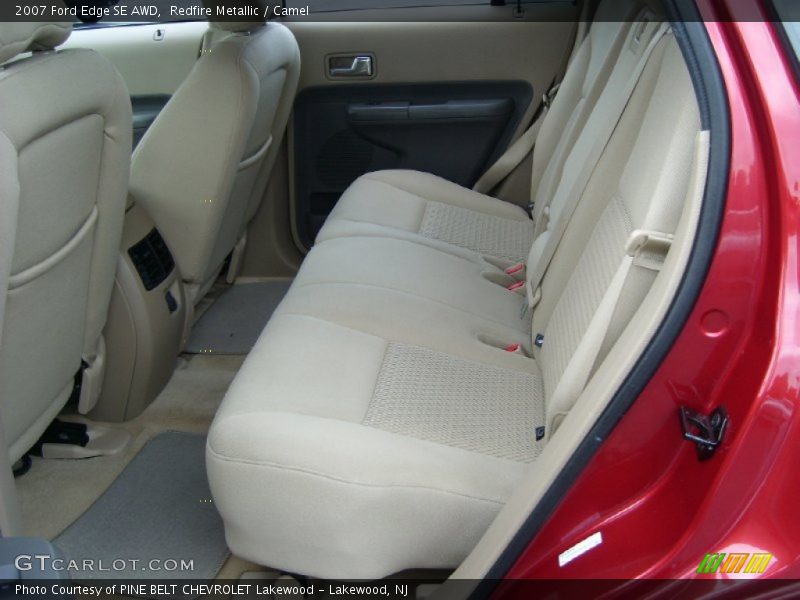 Redfire Metallic / Camel 2007 Ford Edge SE AWD