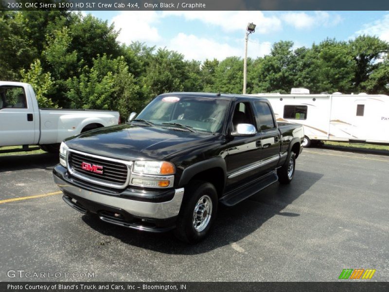 Onyx Black / Graphite 2002 GMC Sierra 1500 HD SLT Crew Cab 4x4