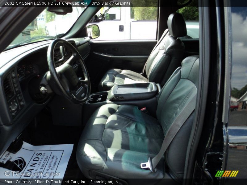 Onyx Black / Graphite 2002 GMC Sierra 1500 HD SLT Crew Cab 4x4