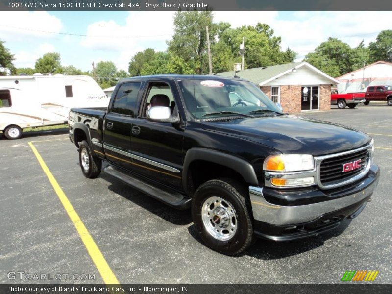Onyx Black / Graphite 2002 GMC Sierra 1500 HD SLT Crew Cab 4x4