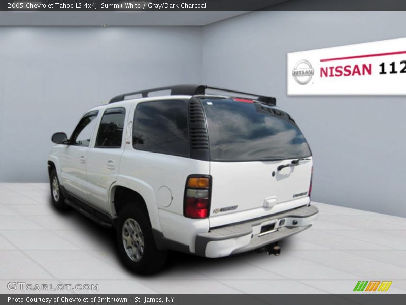 Summit White / Gray/Dark Charcoal 2005 Chevrolet Tahoe LS 4x4