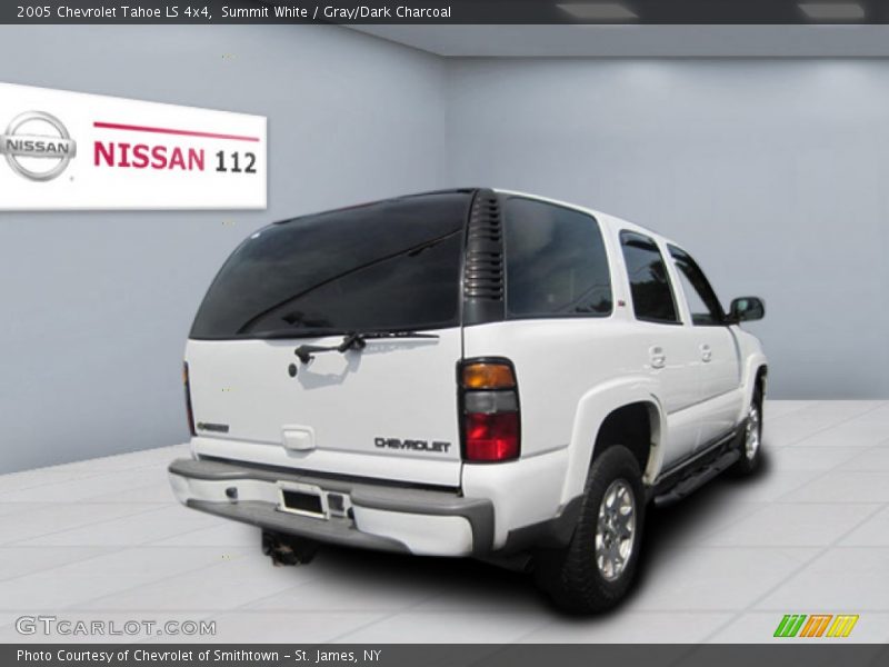 Summit White / Gray/Dark Charcoal 2005 Chevrolet Tahoe LS 4x4
