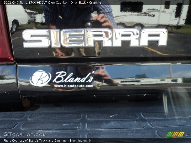 Onyx Black / Graphite 2002 GMC Sierra 1500 HD SLT Crew Cab 4x4