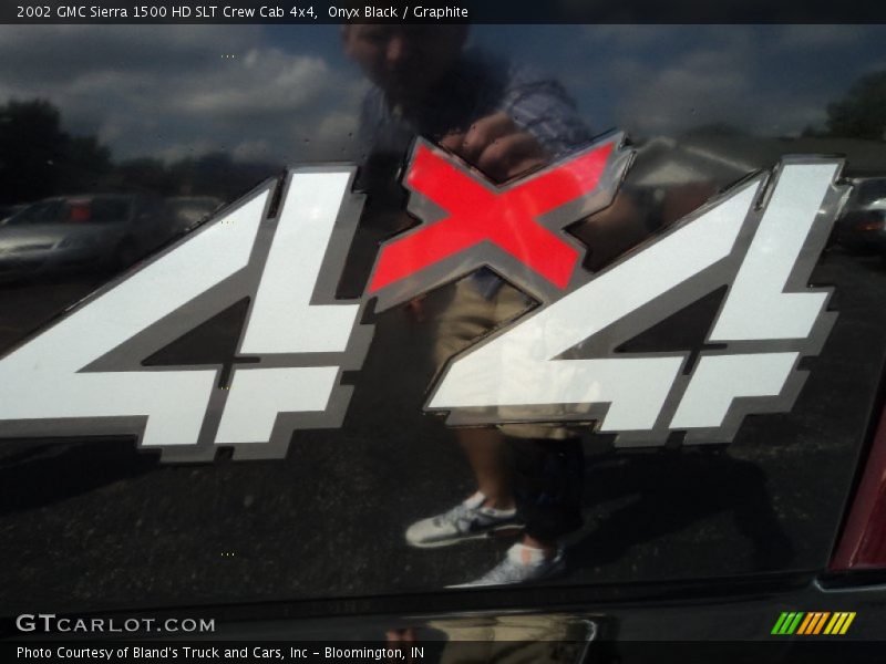 Onyx Black / Graphite 2002 GMC Sierra 1500 HD SLT Crew Cab 4x4