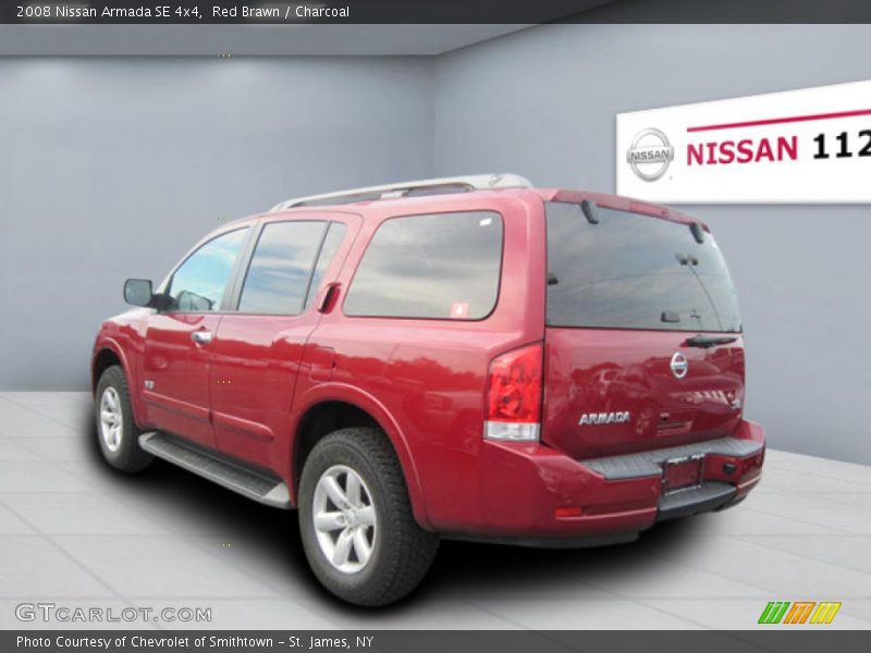 Red Brawn / Charcoal 2008 Nissan Armada SE 4x4