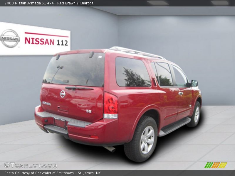 Red Brawn / Charcoal 2008 Nissan Armada SE 4x4