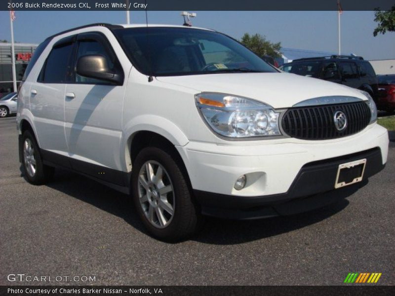 Frost White / Gray 2006 Buick Rendezvous CXL