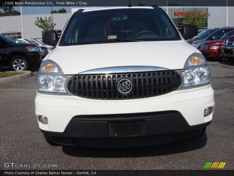 Frost White / Gray 2006 Buick Rendezvous CXL