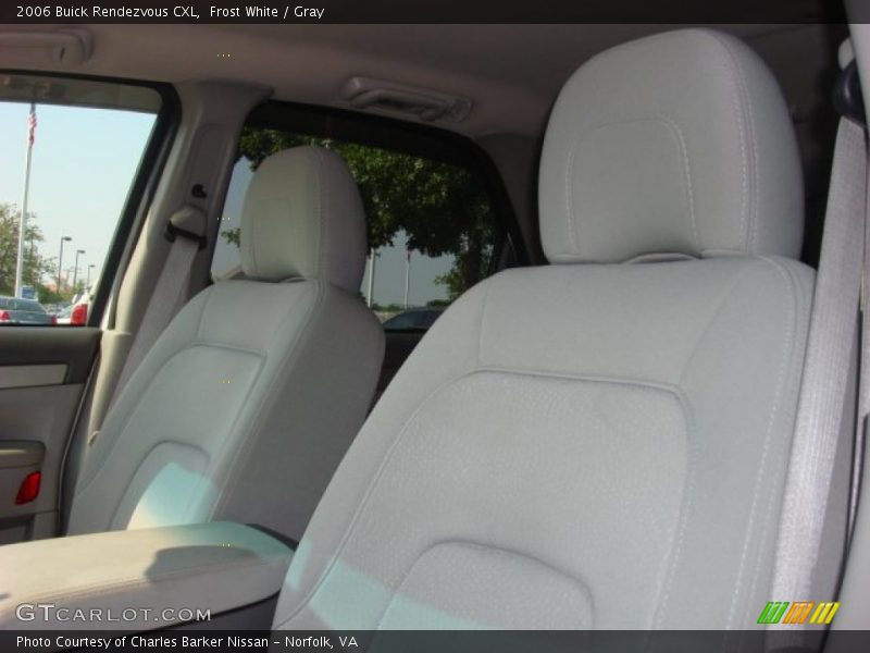 Frost White / Gray 2006 Buick Rendezvous CXL