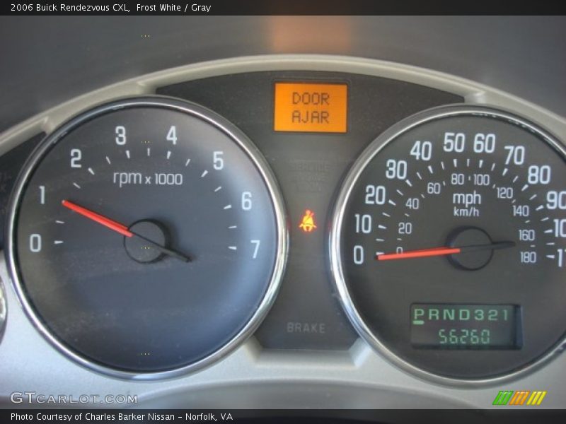 Frost White / Gray 2006 Buick Rendezvous CXL