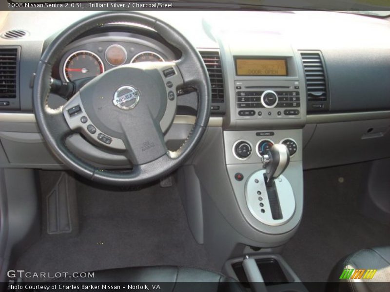 Brilliant Silver / Charcoal/Steel 2008 Nissan Sentra 2.0 SL