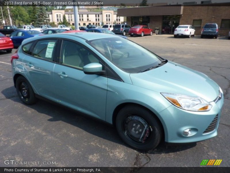 Frosted Glass Metallic / Stone 2012 Ford Focus SE 5-Door