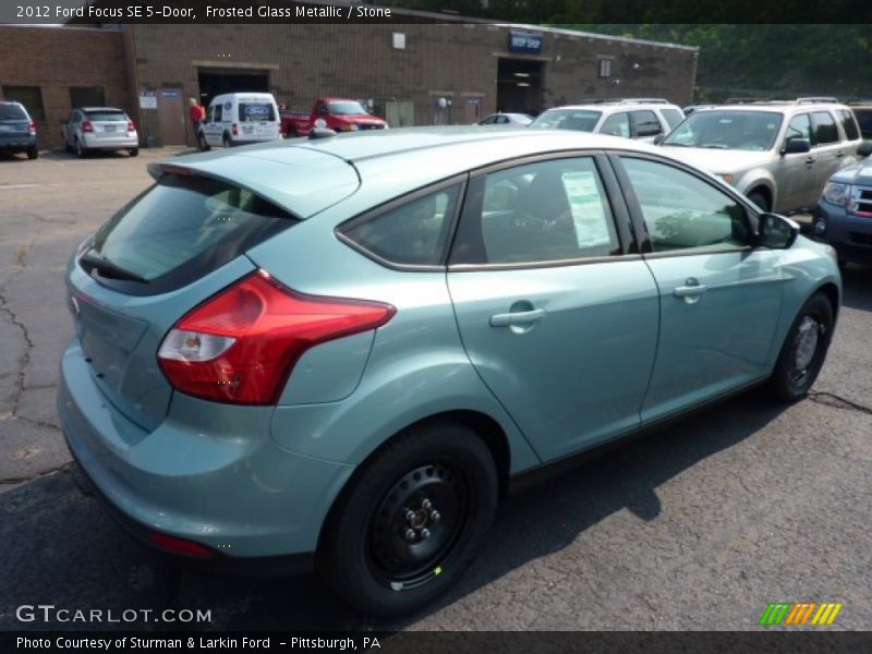 Frosted Glass Metallic / Stone 2012 Ford Focus SE 5-Door