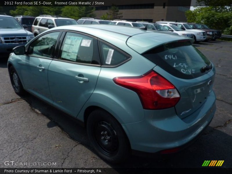 Frosted Glass Metallic / Stone 2012 Ford Focus SE 5-Door