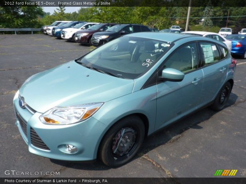 Frosted Glass Metallic / Stone 2012 Ford Focus SE 5-Door