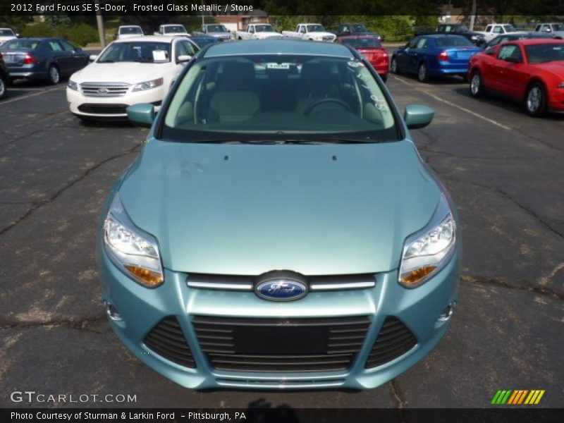 Frosted Glass Metallic / Stone 2012 Ford Focus SE 5-Door