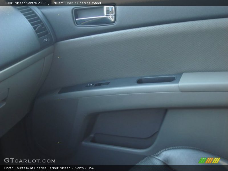 Brilliant Silver / Charcoal/Steel 2008 Nissan Sentra 2.0 SL
