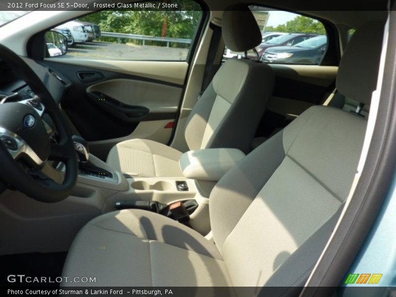 Frosted Glass Metallic / Stone 2012 Ford Focus SE 5-Door