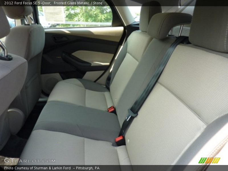 Frosted Glass Metallic / Stone 2012 Ford Focus SE 5-Door