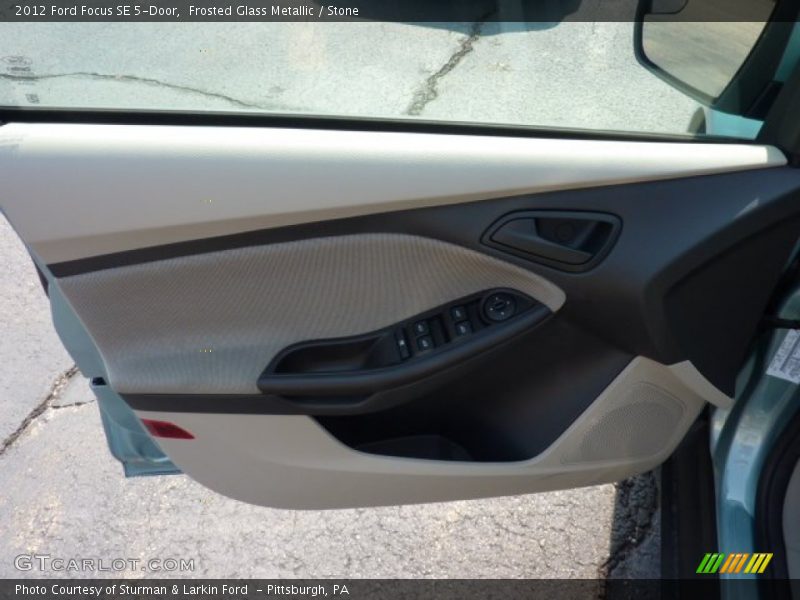 Frosted Glass Metallic / Stone 2012 Ford Focus SE 5-Door