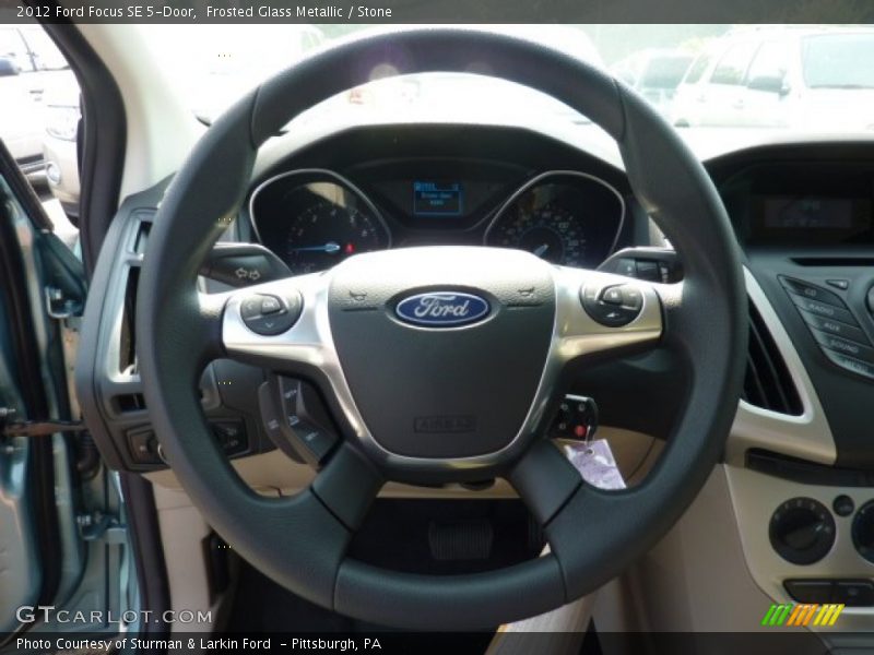 Frosted Glass Metallic / Stone 2012 Ford Focus SE 5-Door