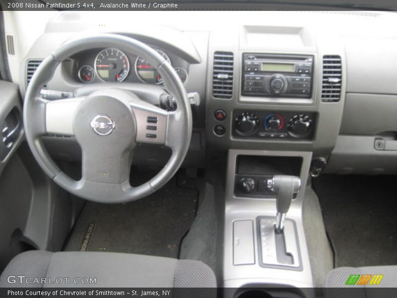 Avalanche White / Graphite 2008 Nissan Pathfinder S 4x4