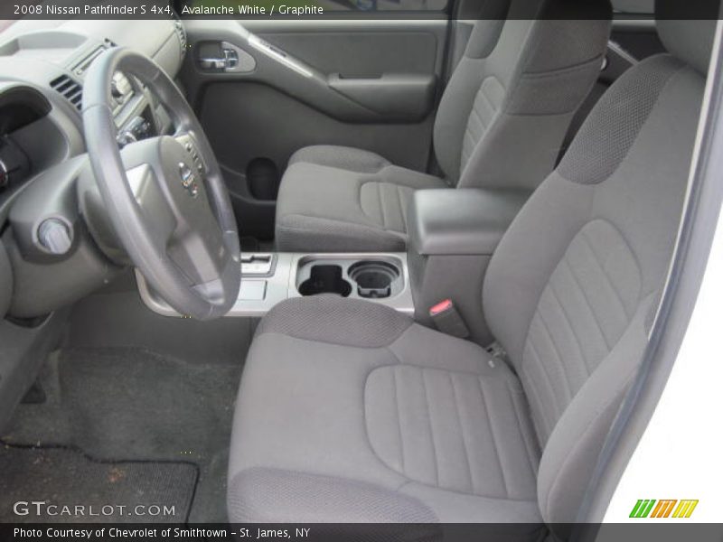 Avalanche White / Graphite 2008 Nissan Pathfinder S 4x4