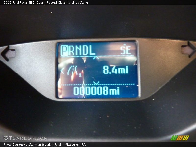 Frosted Glass Metallic / Stone 2012 Ford Focus SE 5-Door