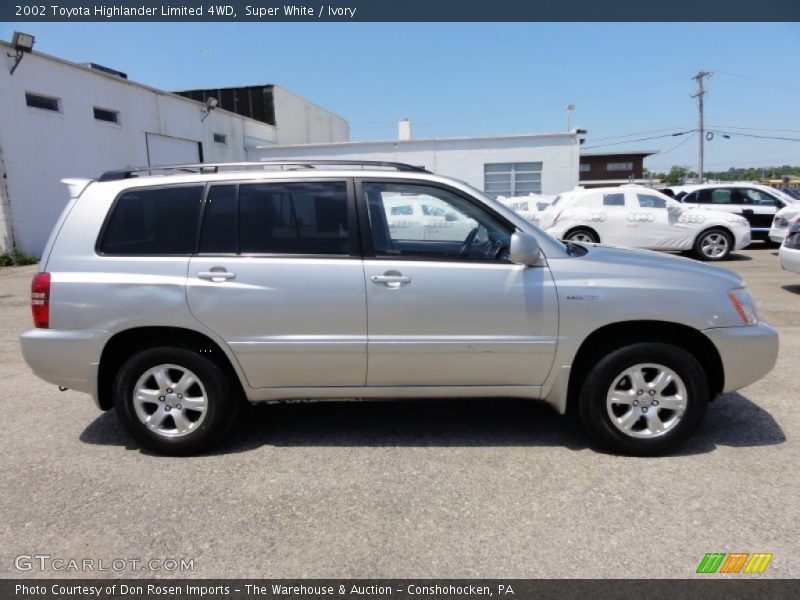 Super White / Ivory 2002 Toyota Highlander Limited 4WD