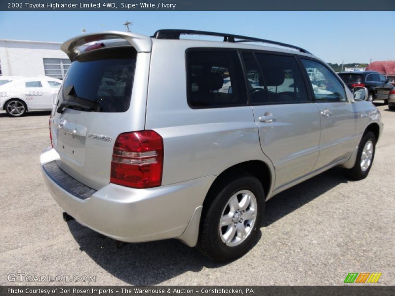 Super White / Ivory 2002 Toyota Highlander Limited 4WD