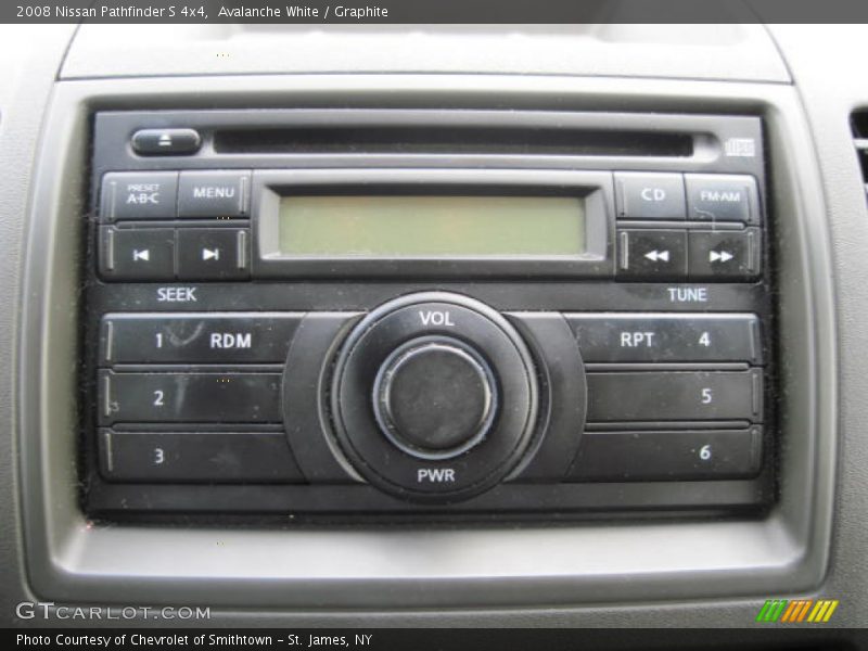 Avalanche White / Graphite 2008 Nissan Pathfinder S 4x4