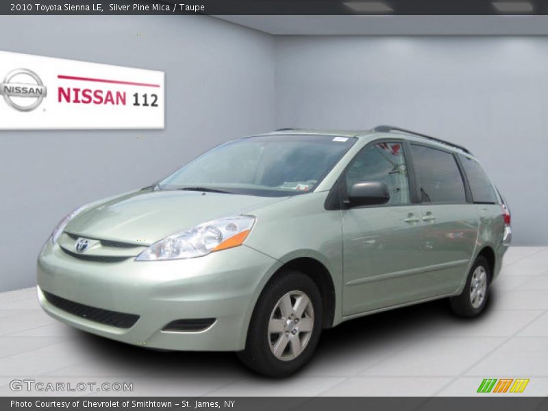 Silver Pine Mica / Taupe 2010 Toyota Sienna LE
