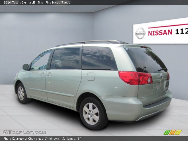 Silver Pine Mica / Taupe 2010 Toyota Sienna LE