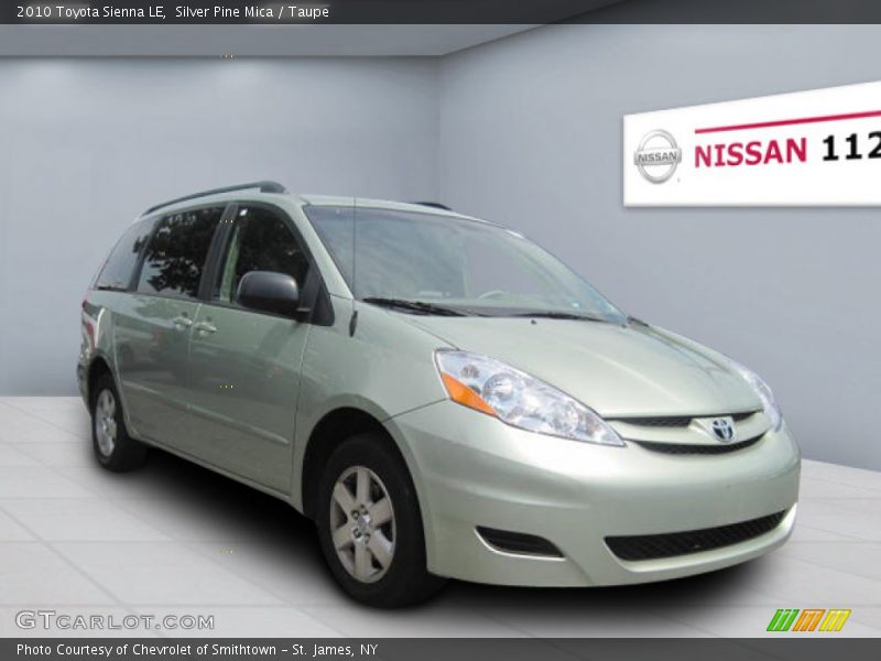 Silver Pine Mica / Taupe 2010 Toyota Sienna LE