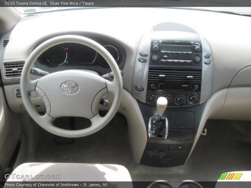 Silver Pine Mica / Taupe 2010 Toyota Sienna LE