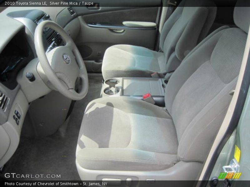 Silver Pine Mica / Taupe 2010 Toyota Sienna LE