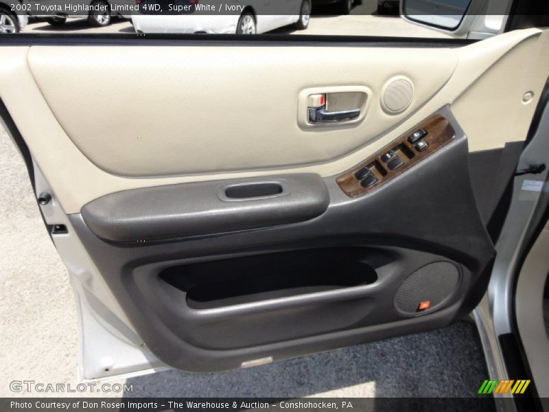 Super White / Ivory 2002 Toyota Highlander Limited 4WD