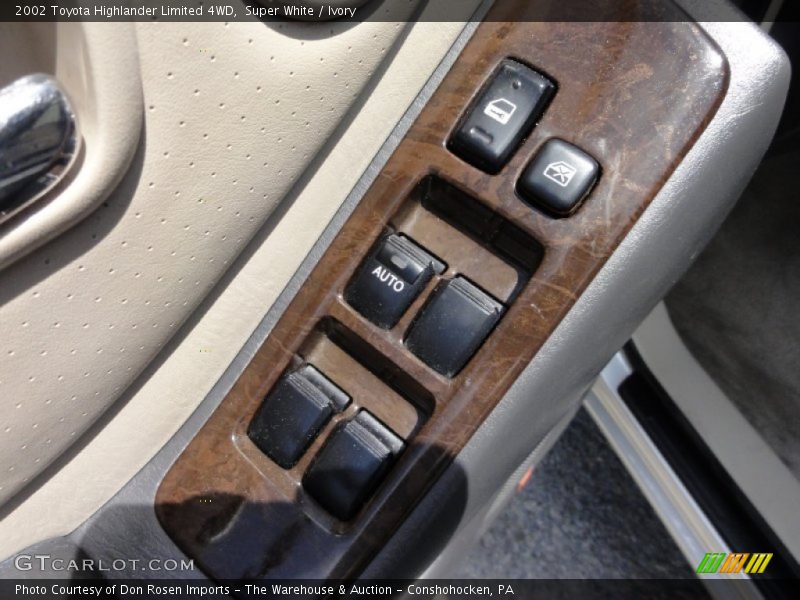 Super White / Ivory 2002 Toyota Highlander Limited 4WD