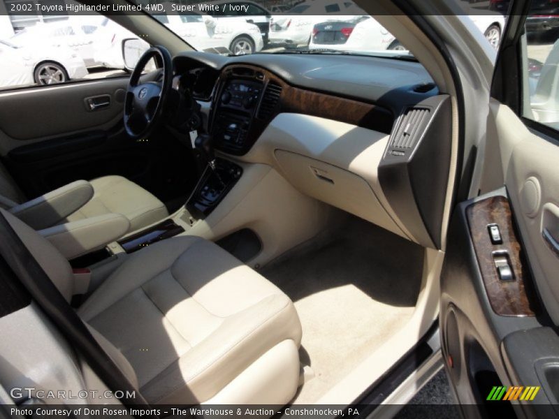 Super White / Ivory 2002 Toyota Highlander Limited 4WD