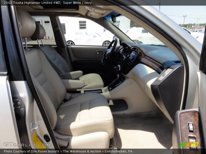 Super White / Ivory 2002 Toyota Highlander Limited 4WD