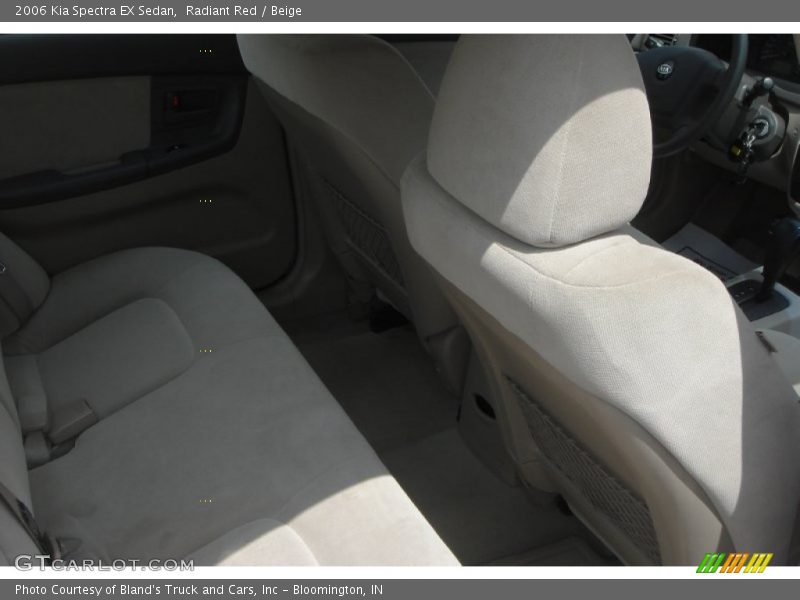 Radiant Red / Beige 2006 Kia Spectra EX Sedan