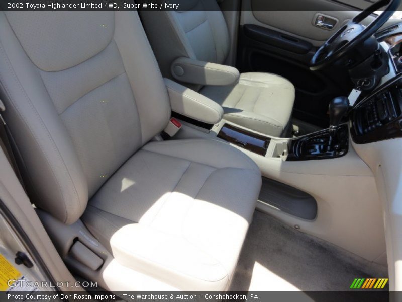 Super White / Ivory 2002 Toyota Highlander Limited 4WD