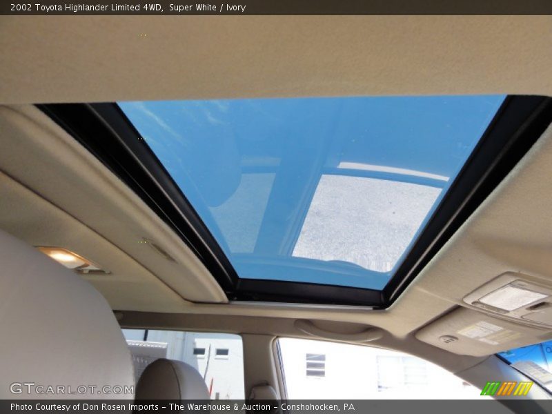 Super White / Ivory 2002 Toyota Highlander Limited 4WD