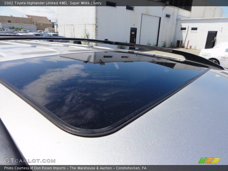 Super White / Ivory 2002 Toyota Highlander Limited 4WD