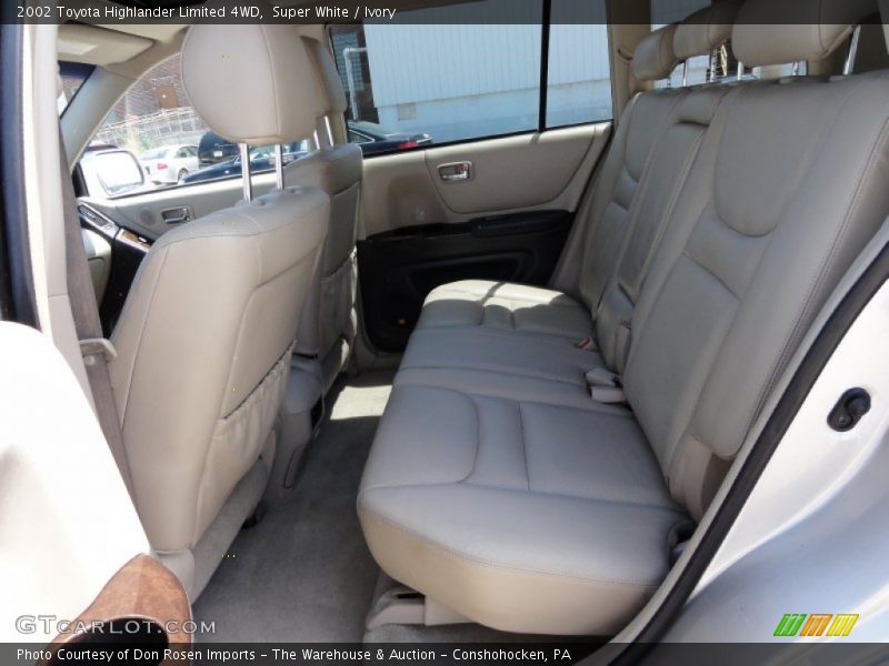 Super White / Ivory 2002 Toyota Highlander Limited 4WD