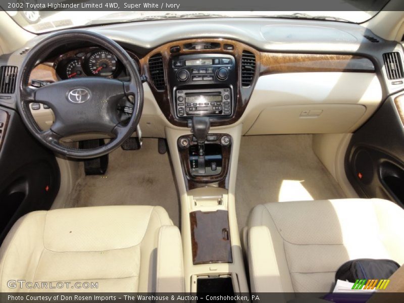 Super White / Ivory 2002 Toyota Highlander Limited 4WD