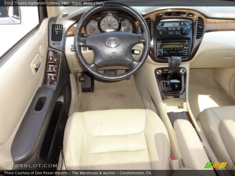 Super White / Ivory 2002 Toyota Highlander Limited 4WD