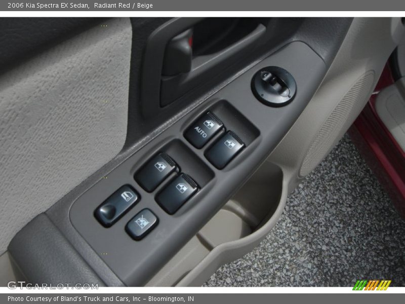 Radiant Red / Beige 2006 Kia Spectra EX Sedan