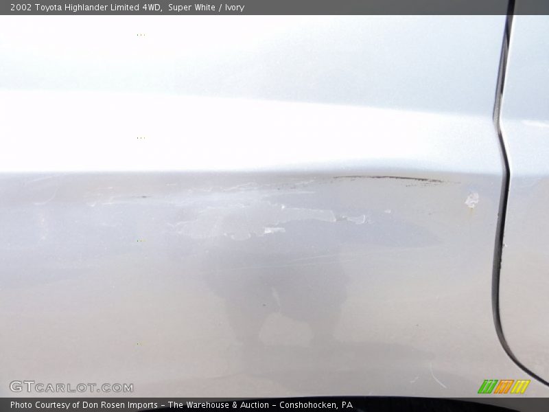 Super White / Ivory 2002 Toyota Highlander Limited 4WD
